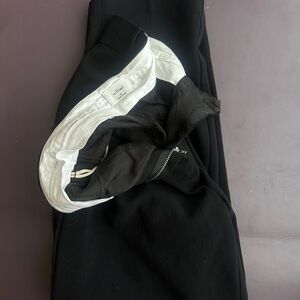 Wilfred Black and White Trousers